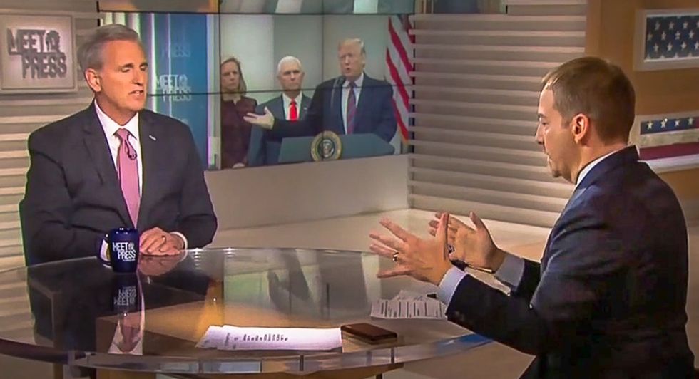 'He didn't shut it down': Republican leader claims Trump never shut down government and gets crushed by Chuck Todd