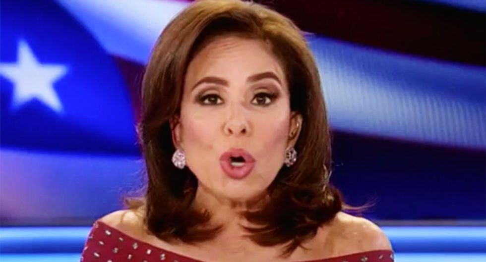 MSNBC panel ridicules Fox's Jeanine Pirro for giving TV pep talk to Trump -- while dressed like she's 'going to a ball'