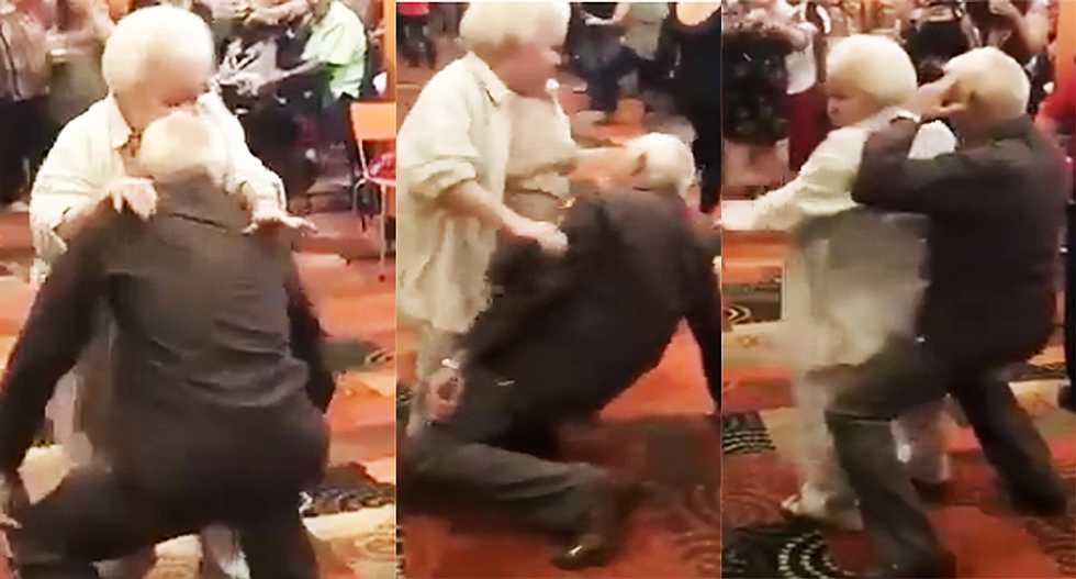 WATCH: Elderly Miami couple goes viral after getting dirty on the dance floor with twerks and booty shake