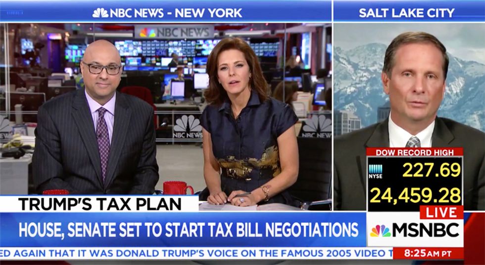 ‘Tell me one': MSNBC's Ruhle easily stumps Republican after he claims tax plan closes dozens of loopholes