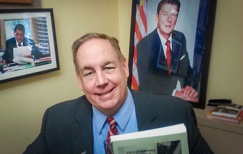 Antigay Nebraska Republican urged to resign over sex video of himself on state computer
