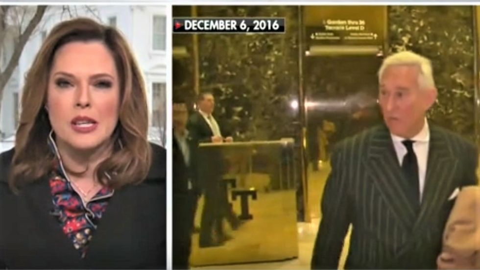 Trump spokeswoman rambles about James Clapper and border security after Fox News asks about Roger Stone