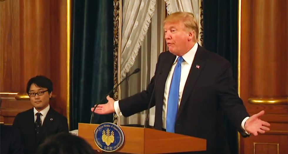 WATCH: Trump tells Japanese dignitaries he never knew there were 'so many countries' until he was elected