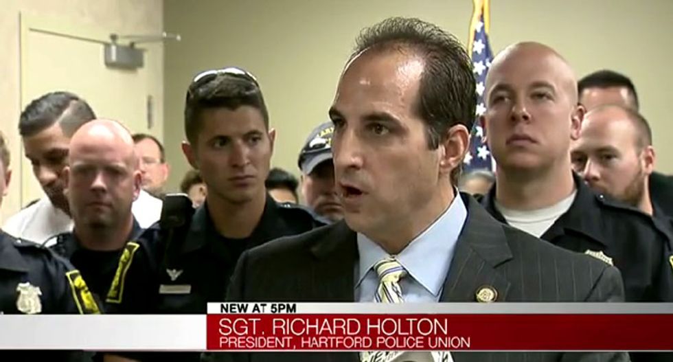Hartford police chief criticized by union for joining anti-police brutality protest