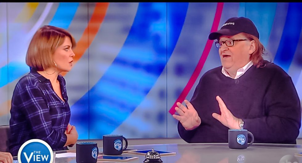 Michael Moore advises Bible-thumping View host: 'Don't get gay married -- you won't like it'