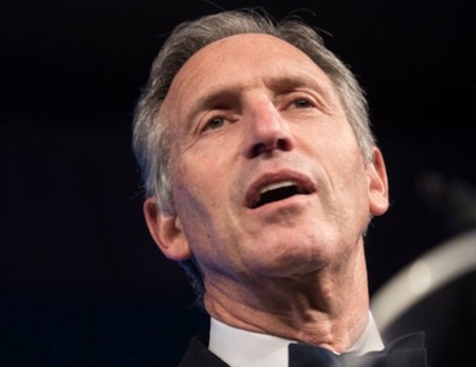 Howard Schultz blames his run for president as a third-party candidate on Alexandria Ocasio-Cortez