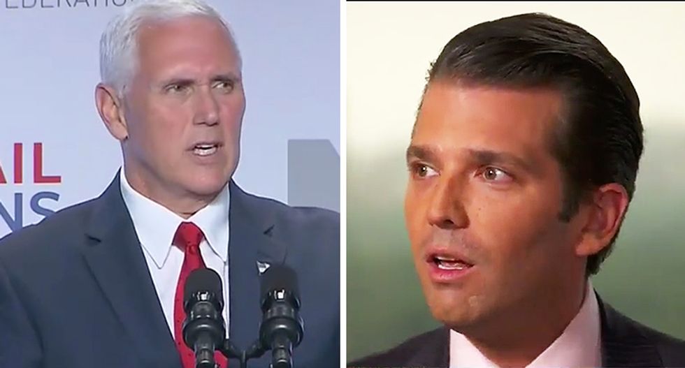 Ex-FBI agent calls out 'increasingly implausible' excuses coming from Mike Pence and Don Jr.