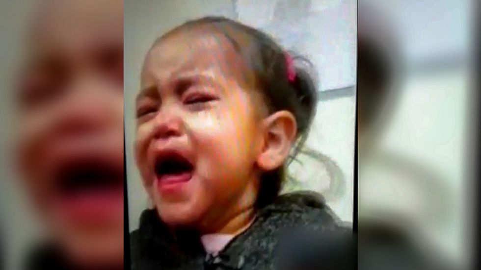 WATCH: Migrant child separated from family wails and refuses to look at mother in heartbreaking video chat