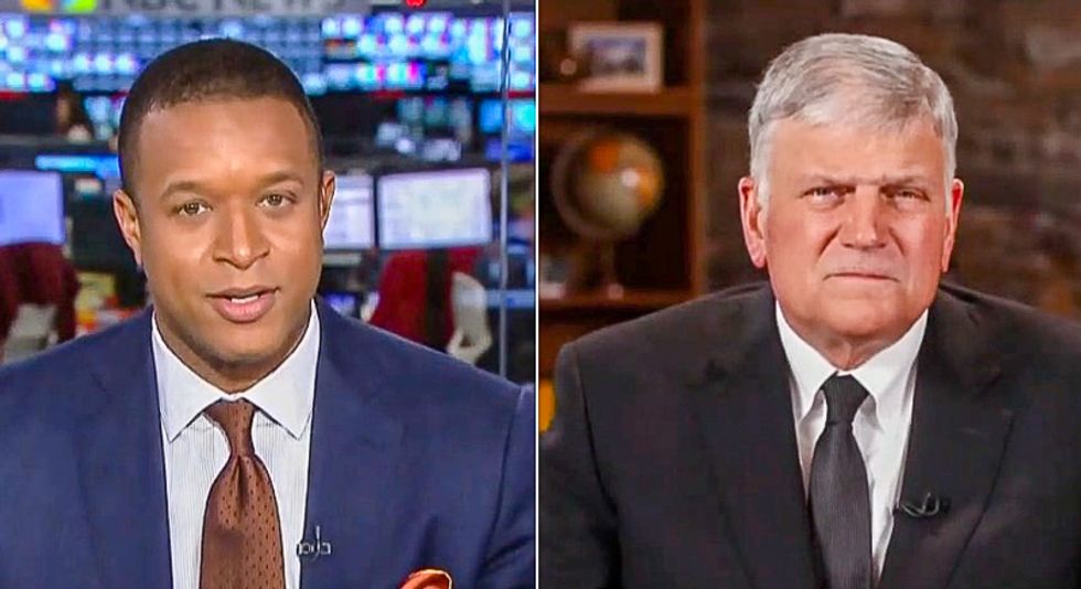 Franklin Graham claims on MSNBC that Trump never lies -- and then gets hammered for being 'willfully ignorant'