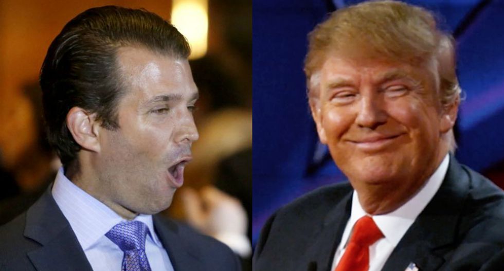 'Ambassador to the unhinged underbelly': Don Jr exposed as Trump's liaison to the fanatical fringe