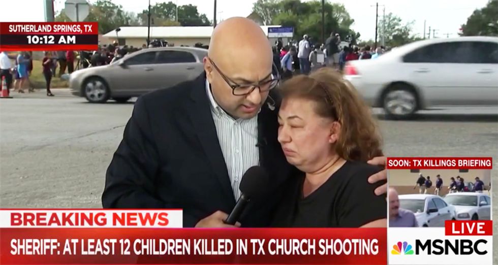 'A lot of children are gone': Church shooting witness breaks down in tearful description of massacre