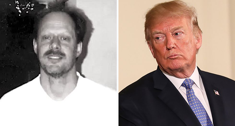 Trump says special counsel investigation and Las Vegas mass shooting are ‘both very sad events’