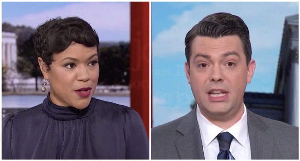 MSNBC conservative gets torn to shreds after complaining about 'negative discrimination' against white men