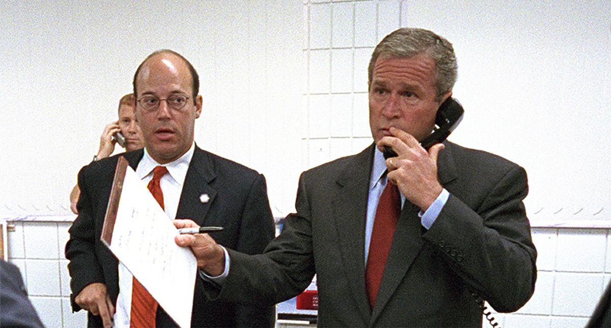 Ex-Bush official mocked after 'finding out he's part of a criminal protection racket'