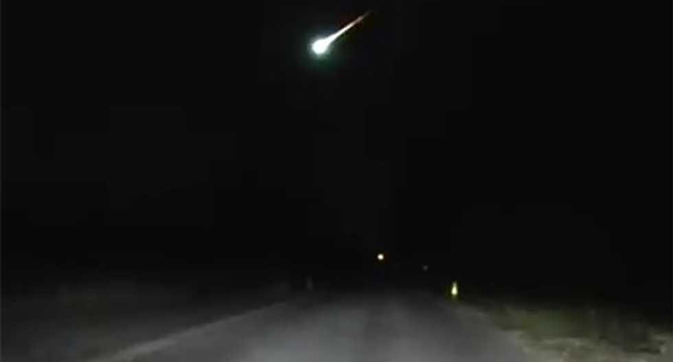 WATCH: Police dash cam video shows meteor fireball streak across New Jersey sky
