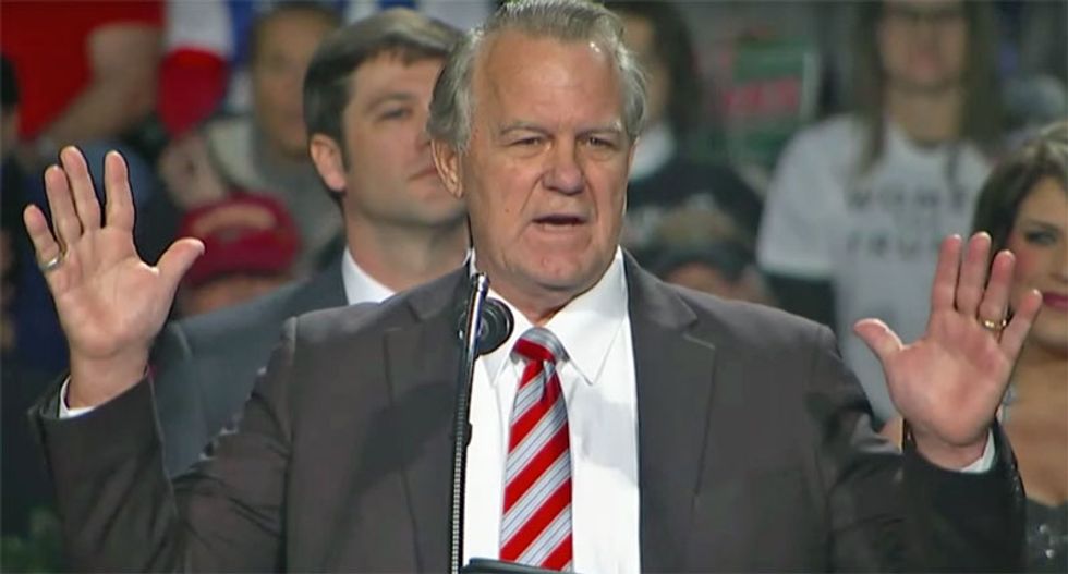 Florida rally cheers when Republican predicts Trump’s Jerusalem embassy decision may usher in Armageddon