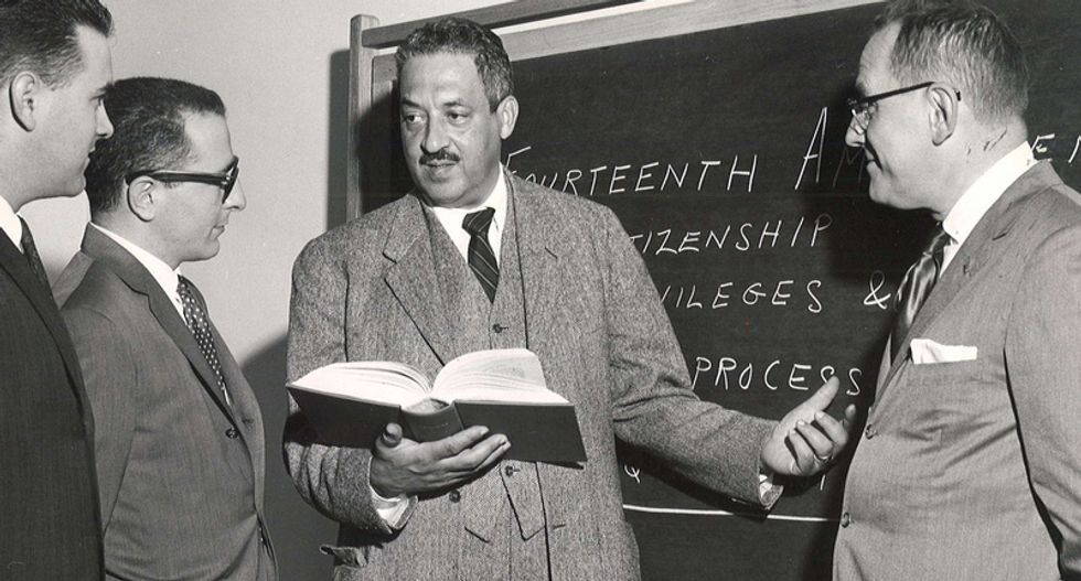 Before he was a Supreme Court justice, Thurgood Marshall was a civil rights lawyer battling the same injustices we still do today