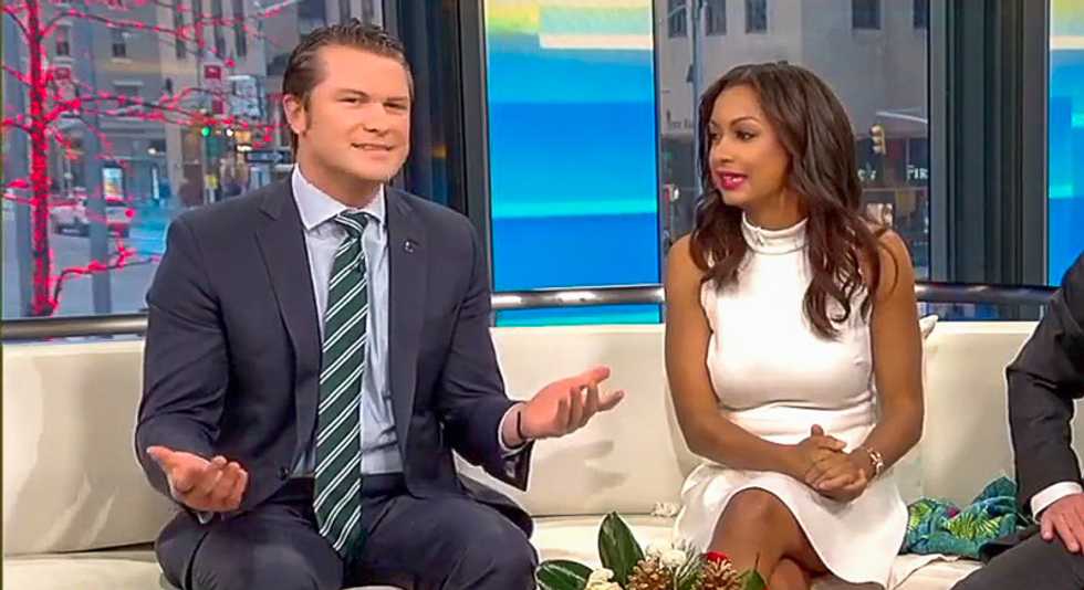 Fox & Friends host bizarrely defends Roy Moore: 'Both sides do it for the kids'