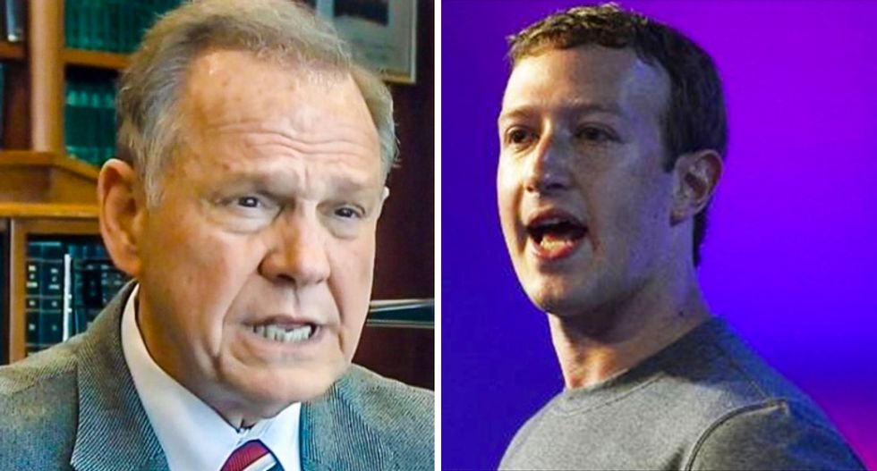 Facebook serves up sketchy ads backing Roy Moore — despite Mark Zuckerberg’s promises to fix problem