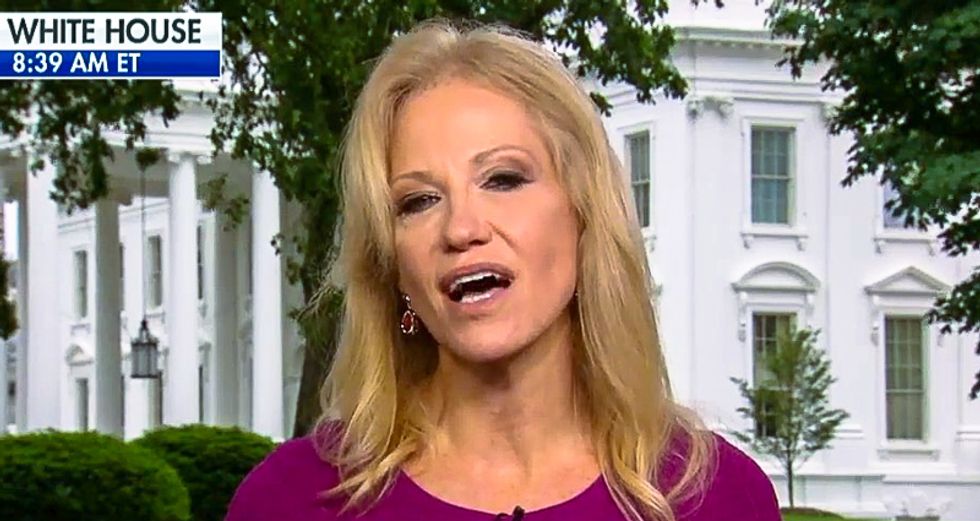 Kellyanne Conway's Joe Biden smear backfires: 'You can make a speech but you don't have to make sense apparently'