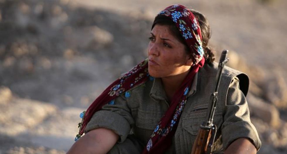 Kurds targeted in Turkish attack include thousands of female fighters who battled Islamic State