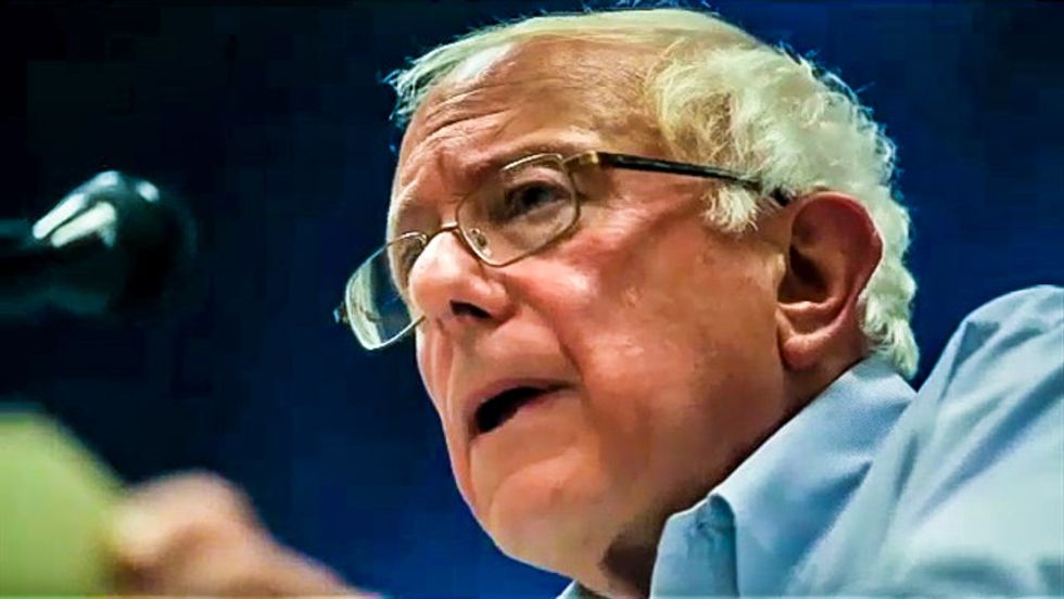 Bernie Sanders' candidacy is a first for Jews. So why isn't he talking about it?