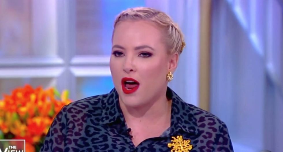 The View’s Meghan McCain obliterates Trump's laziness:  ‘Anyone with a brain’ knows he's just watching TV and tweeting