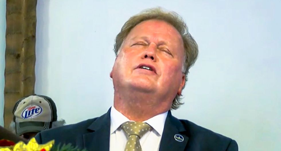 GOP lawmaker accused of rape sings about baby Jesus at press conference before calling victim a liar