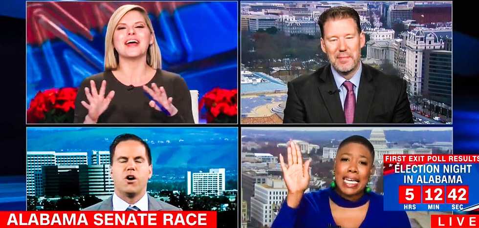 'These talking points are trash': Symone Sanders shreds conservative's claim of vast anti-Roy Moore conspiracy