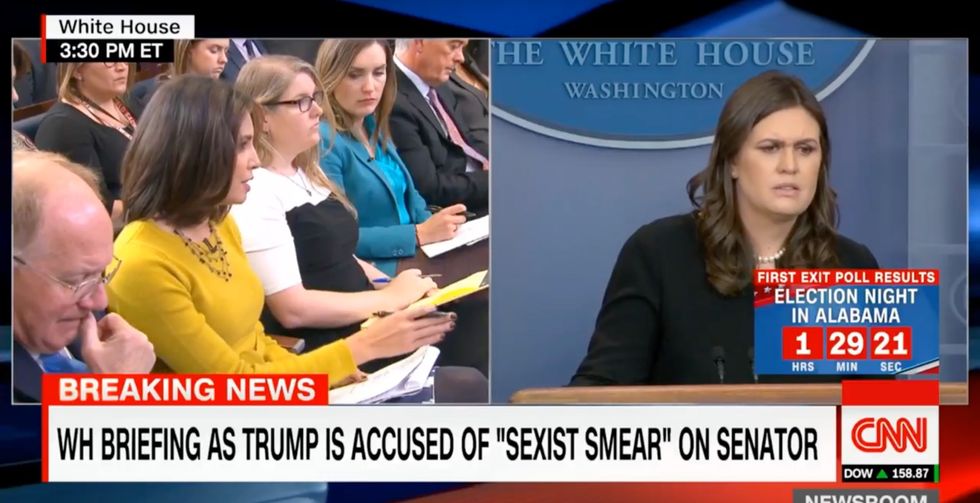Sarah Sanders denies Trump misogyny after attack on Gillibrand: 'There's no way that this is sexist at all'