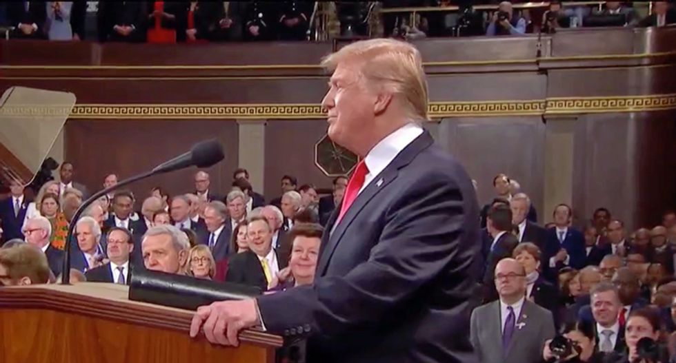Here are 9 of the most baffling moments from Trump's State of the Union address