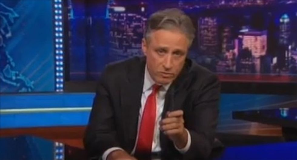 'Public killing of shame': Jon Stewart hammers CNN for skipping Baltimore coverage to focus on WHCD