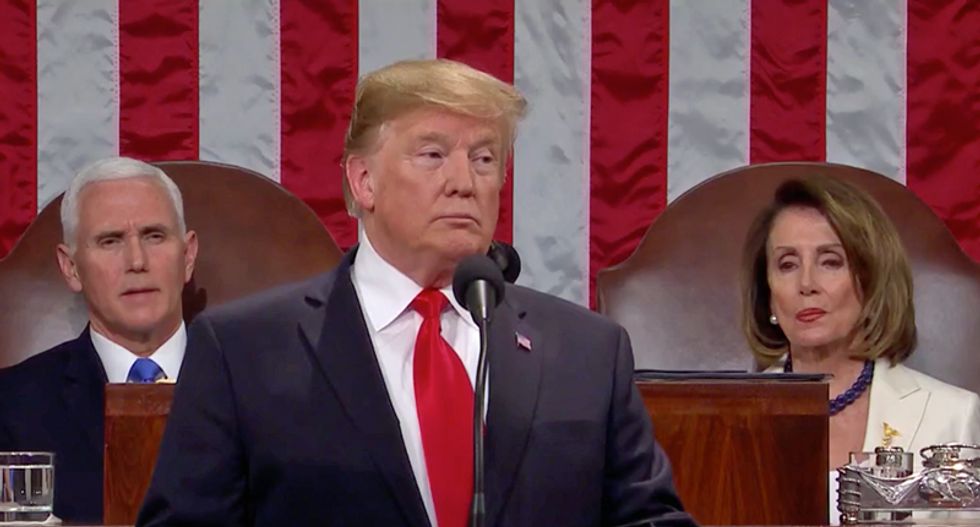The schizophrenic president: Which Trump will show up at the State of the Union?