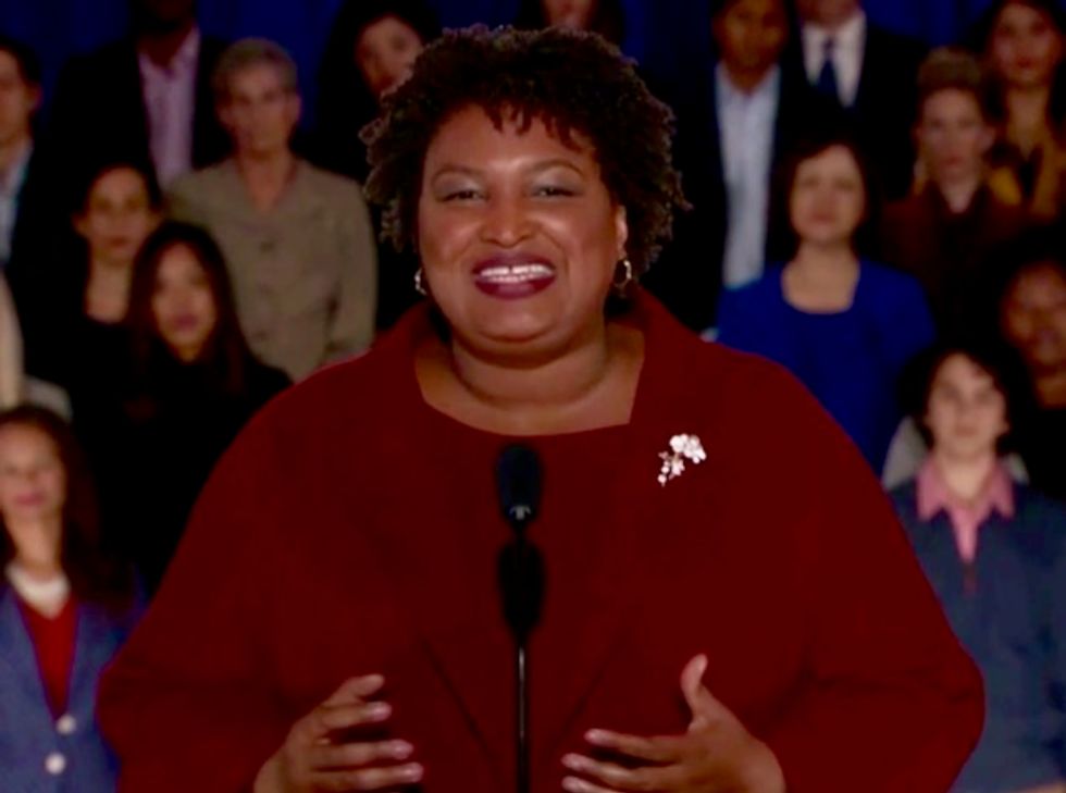 Shutdown a Trump 'stunt,' says Democrat Abrams in reply to annual speech