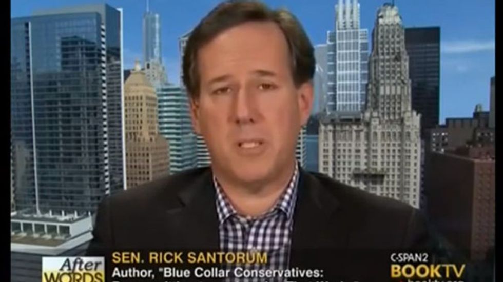 Rick Santorum: Founding fathers had right idea limiting those who could vote