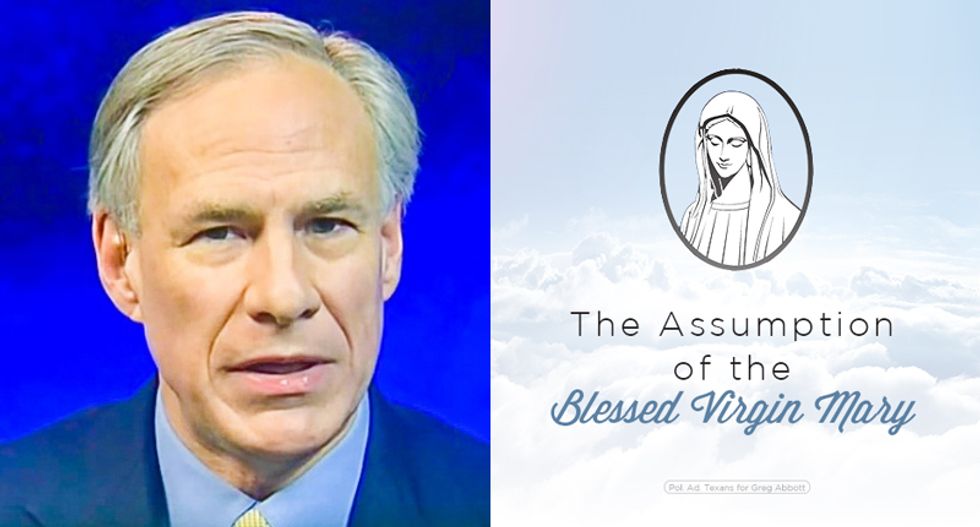 Jesus fight!: Furious fundies flood Texas governor’s Facebook page over Virgin Mary 'idolatry'