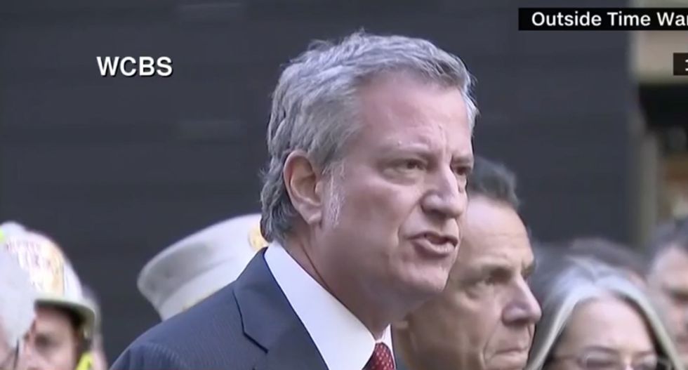 NYC mayor Bill de Blasio says mail bombs were 'an effort to terrorize' Americans and the free press