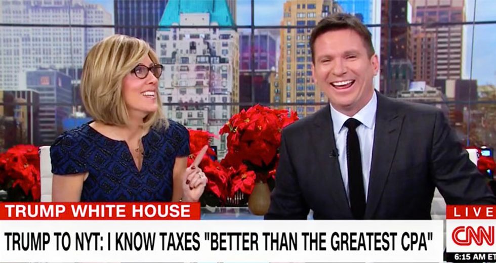 WATCH: CNN hosts can't stop laughing at Trump claim he knows 'details of health care better than most'