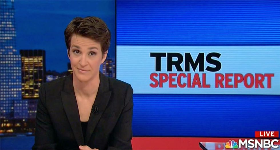 Maddow reveals former GOP VP's secret financial deal with Saudis to 'wage a scorched earth political war on Jews'