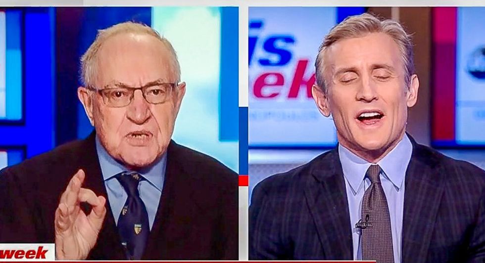 Alan Dershowitz makes unhinged claim that Trump has right to counter Mueller with simultaneous 'rebuttal report'