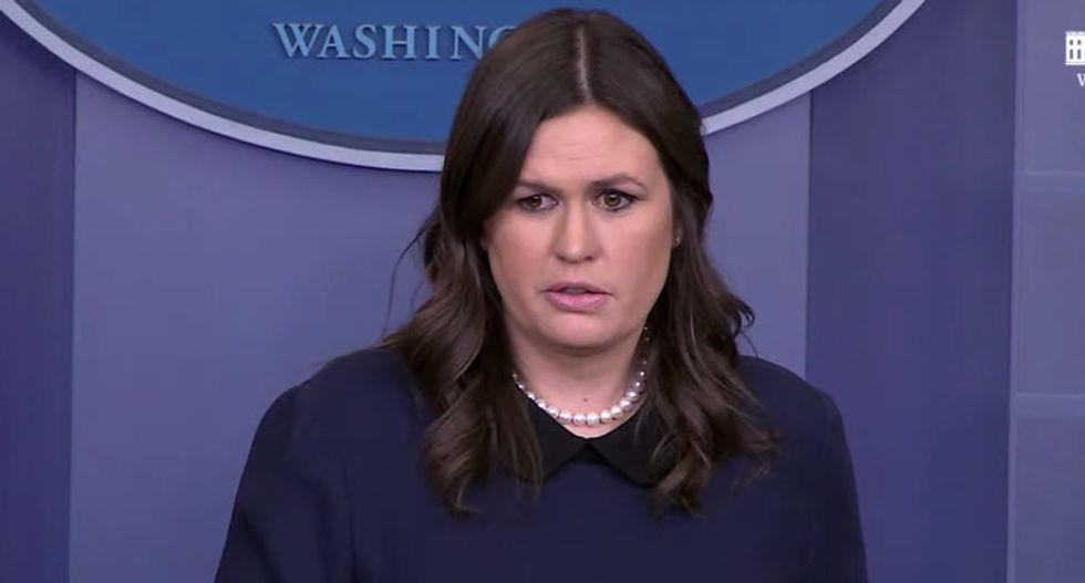 Sarah Sanders dodges on why Trump lawyer paid off Stormy: 'We don't have to come up with something new to say'