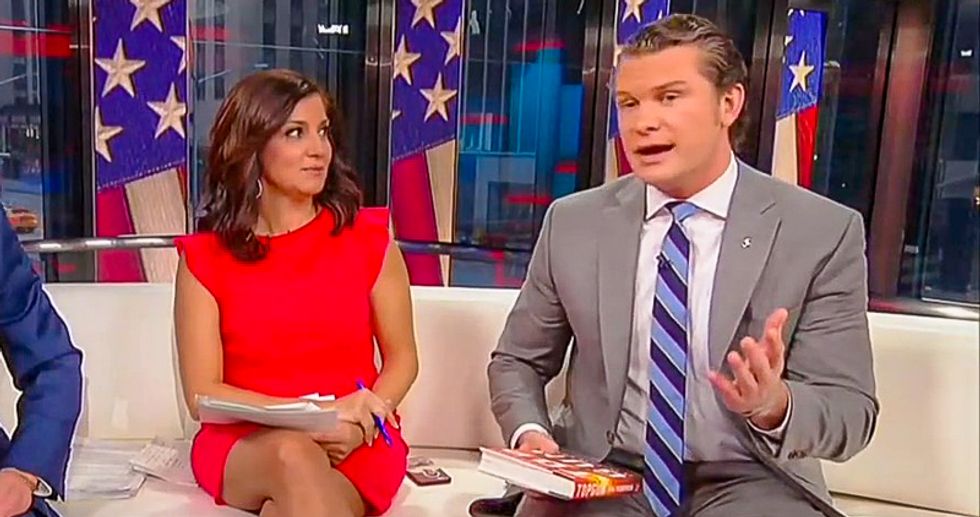 Fox News host Pete Hegseth: America 'lives free' because of 'toxic masculinity'