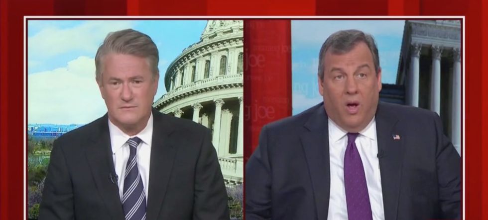 Chris Christie claims Democrats are as crazy as Trump’s GOP — and MSNBC’s Morning Joe slaps him down