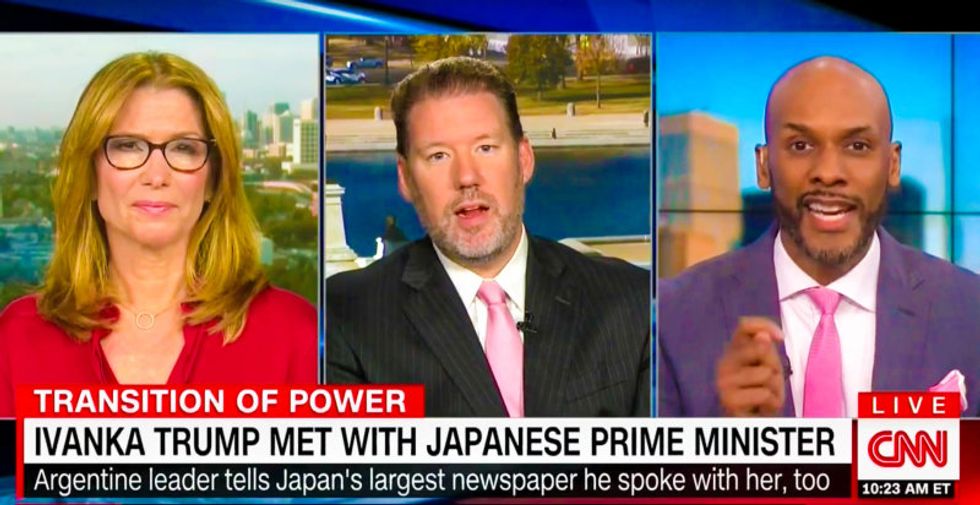 'He's not going to drain the swamp - he is the swamp!': CNN panelist unloads on Trump's corruption