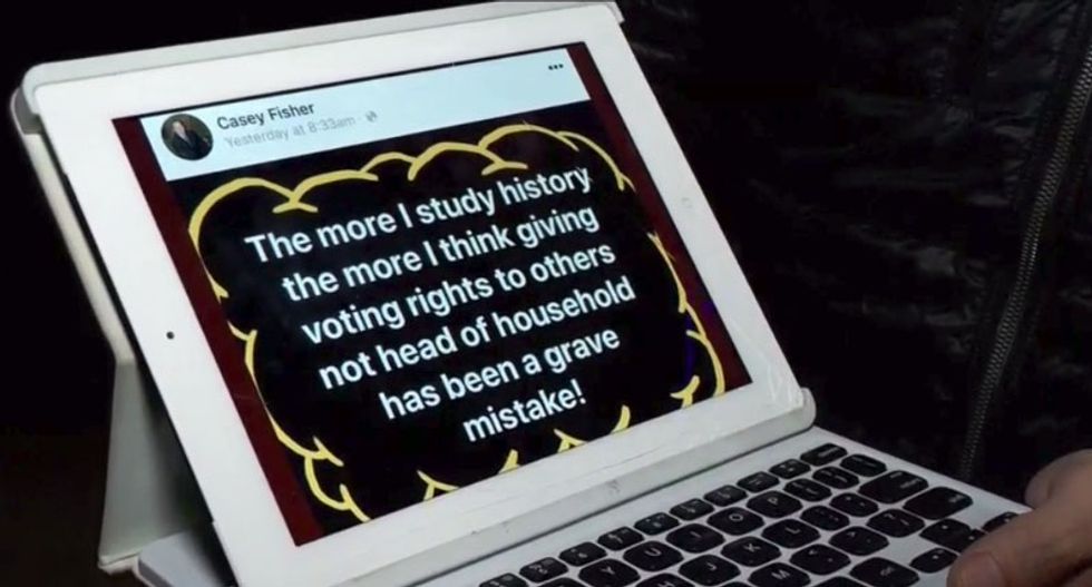 Utah GOP official hammered with righteous rage after suggesting letting women vote was 'grave mistake'
