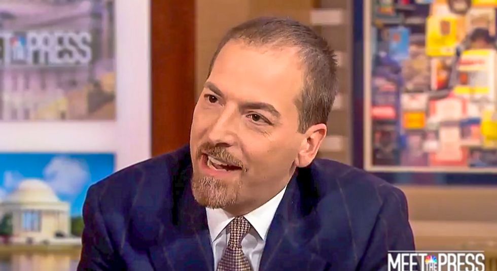 Chuck Todd busts Trump official for disowning racist ad: 'Donald J. Trump for President is an outside group?'
