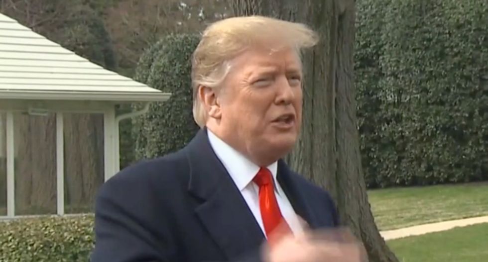 'I don't get it': Trump unleashes angry and confused rant attacking Mueller from the White House lawn