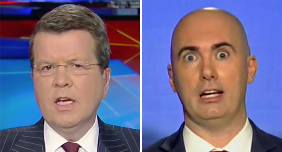 ‘Do you have proof?’ Fox’s Neil Cavuto shouts at ex-Trump campaign official for defending president’s lies about McCain