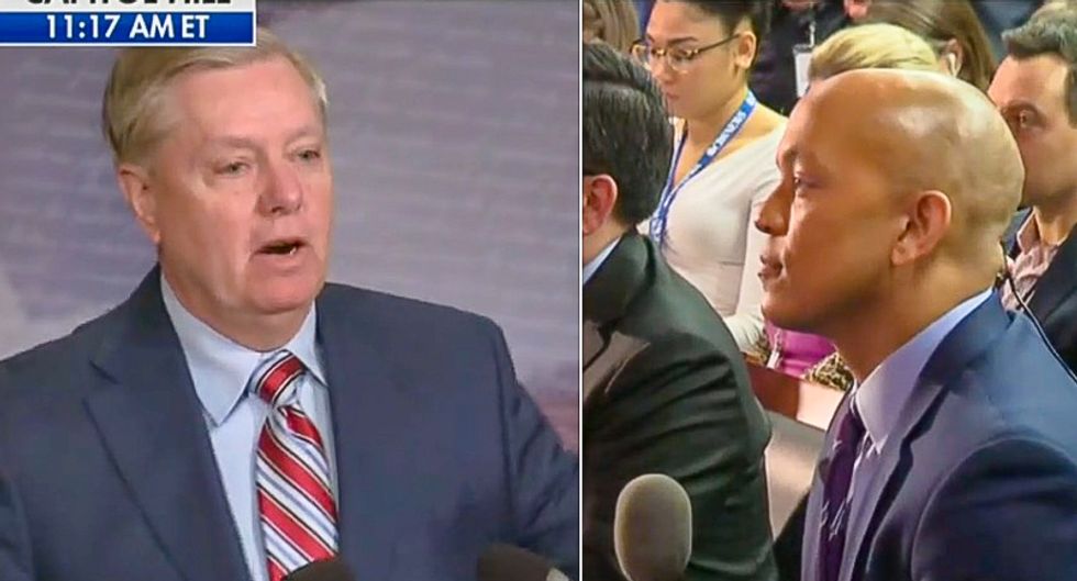 'Absurd': Lindsey Graham lashes out at reporter after he is accused of having pro-Trump 'conflict of interest'