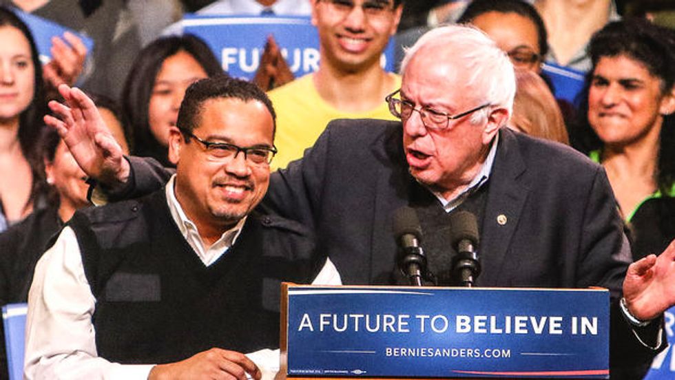 Bernie Sanders and Keith Ellison lay out their plans to defeat Trump's pernicious agenda